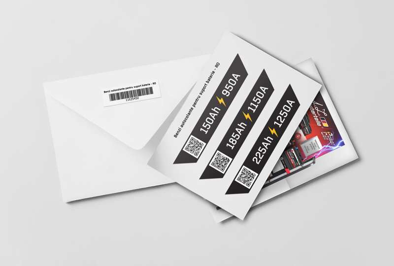 Aufkleberstreifen für Batterieständer - AZ-MT Design